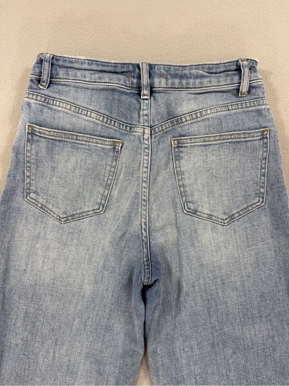 Free People Cropped Wide Leg Jeans Light Wash High Rise Button Fly Women’s 26 - Picture 12 of 12